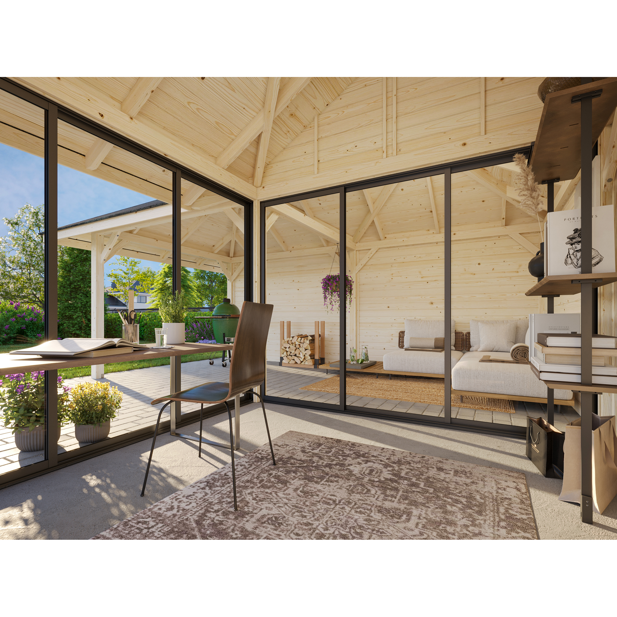 Hagestue Palmako Bianca 24,9 m2 Sett 212 Slide
