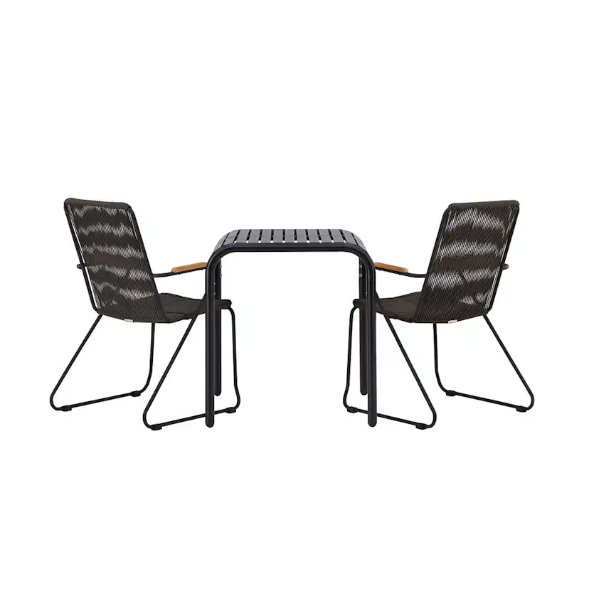 Cafégruppe Venture Home Borneo Bord med 2 Bois Stoler
