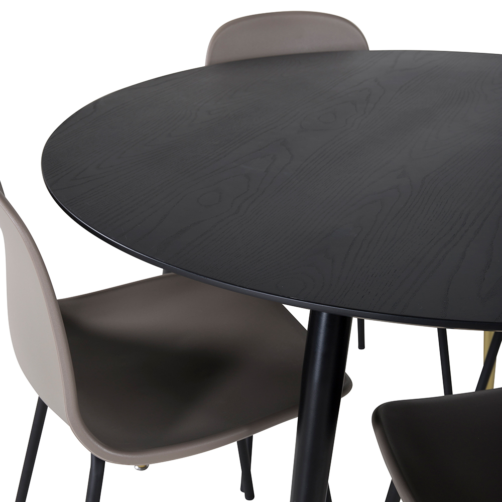 Spisegruppe Venture Home Dipp med 4 Arctic Stoler