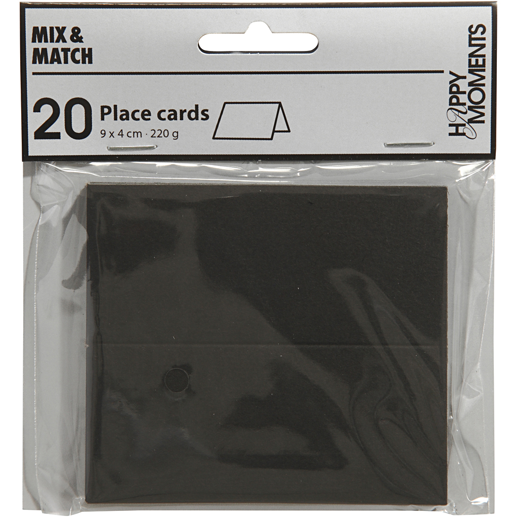 Bordkort Creativ Company Str 9x4 cm 20 stk/1 Pk