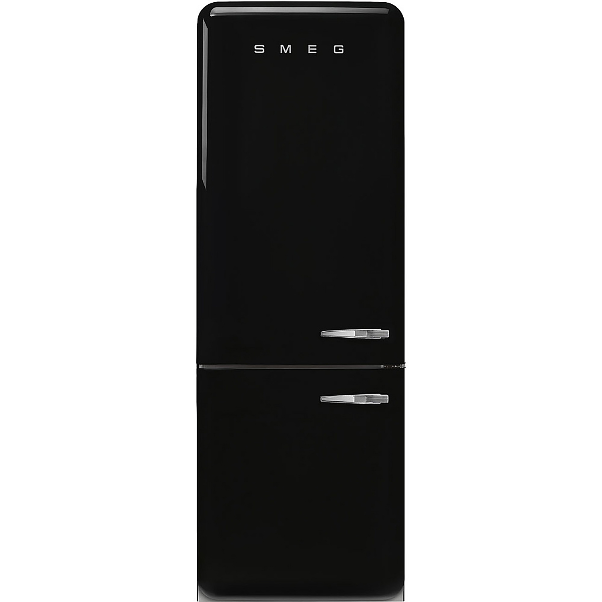 Frittstående Kjøleskap/Fryser Smeg FAB38LBL6 50s Style Svart Venstrehengt med No Frost