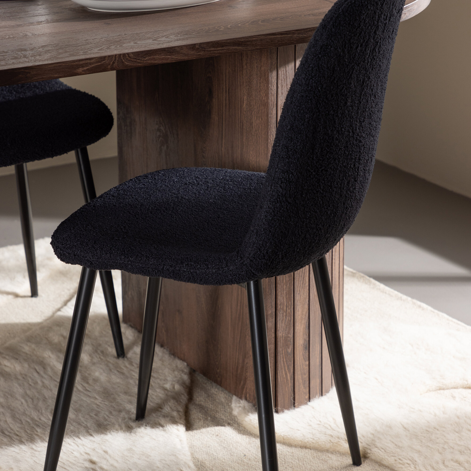 Spisegruppe Venture Home Härön 200 med 4 stk Polar Stoler Teddy