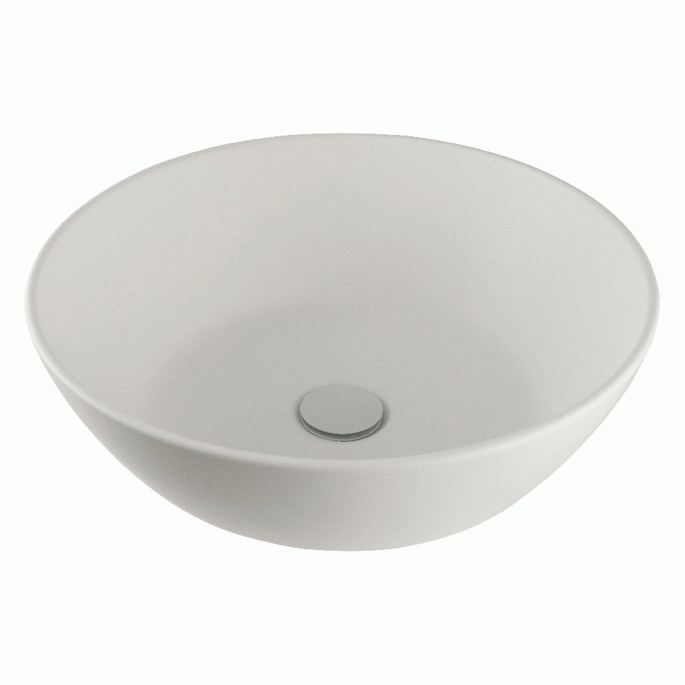 Tv&auml;ttst&auml;ll Lavabo Solid Surface &oslash;450 mm