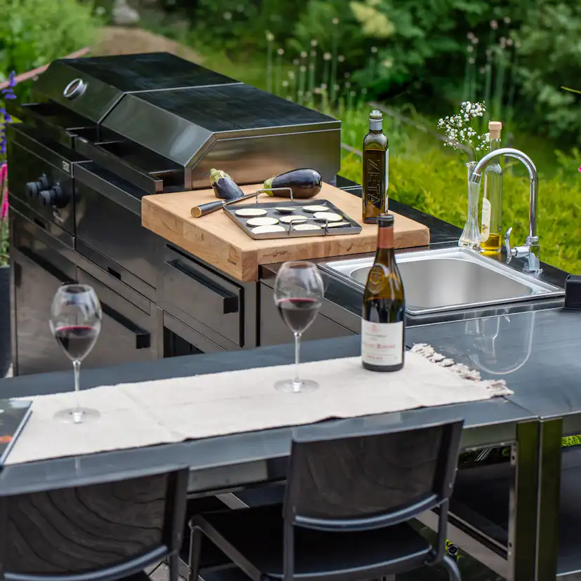 Gassgrill Myoutdoorkitchen Nordic Line Black 201SS NO - LPG