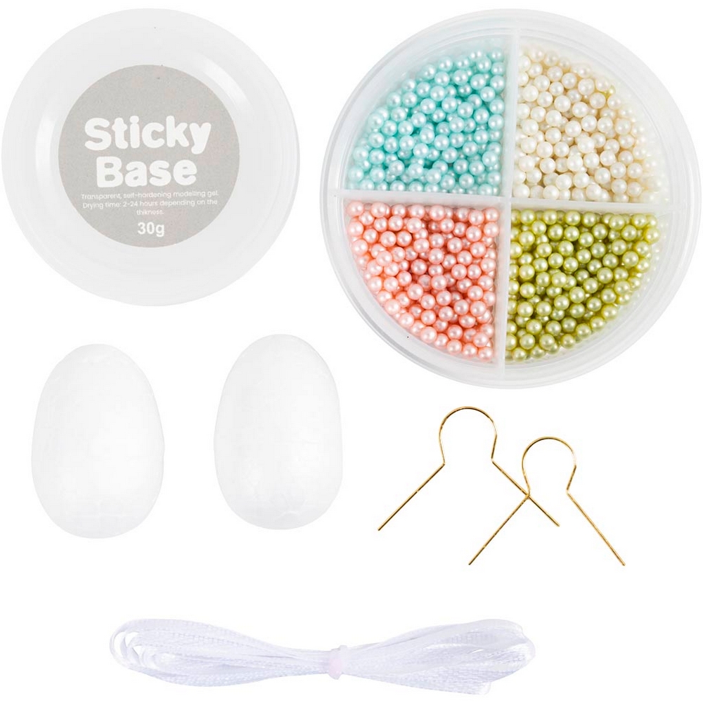 Hobbysett Creativ Company Mini DIY Kit Modellering Perleegg