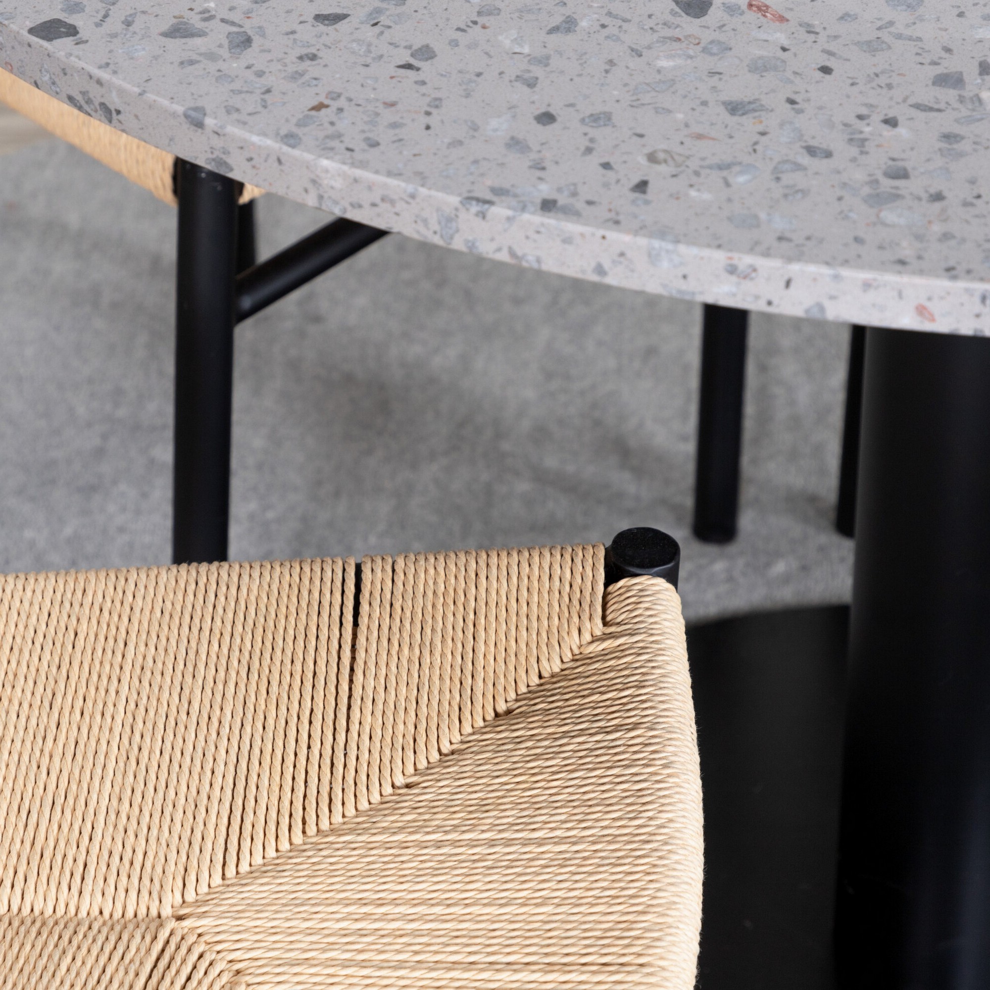 Spisegruppe Venture Home Razzia med 4stk Polly Stoler