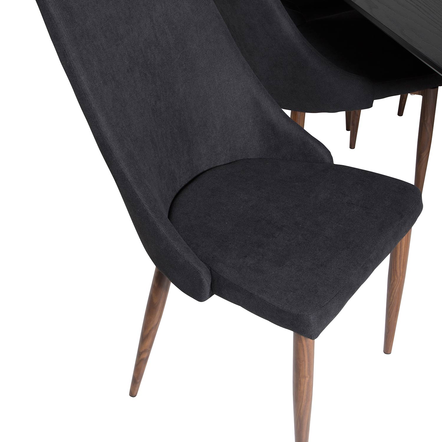 Spisegruppe Venture Home Gold med 6 Leone Stoler