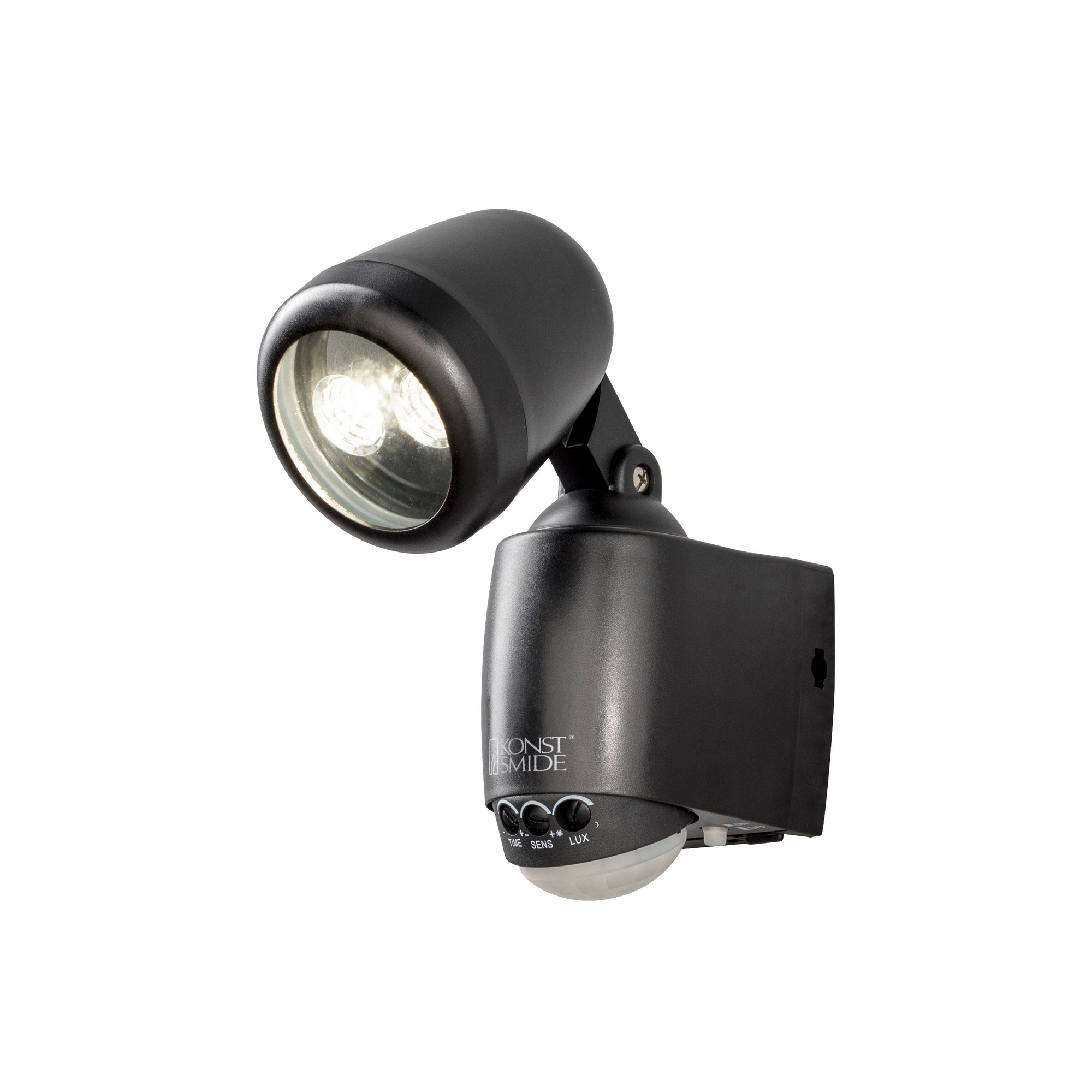 Vegglampe Gnosjö Konstsmide Prato High Power LED 1W Bevegelsessensor Batteri