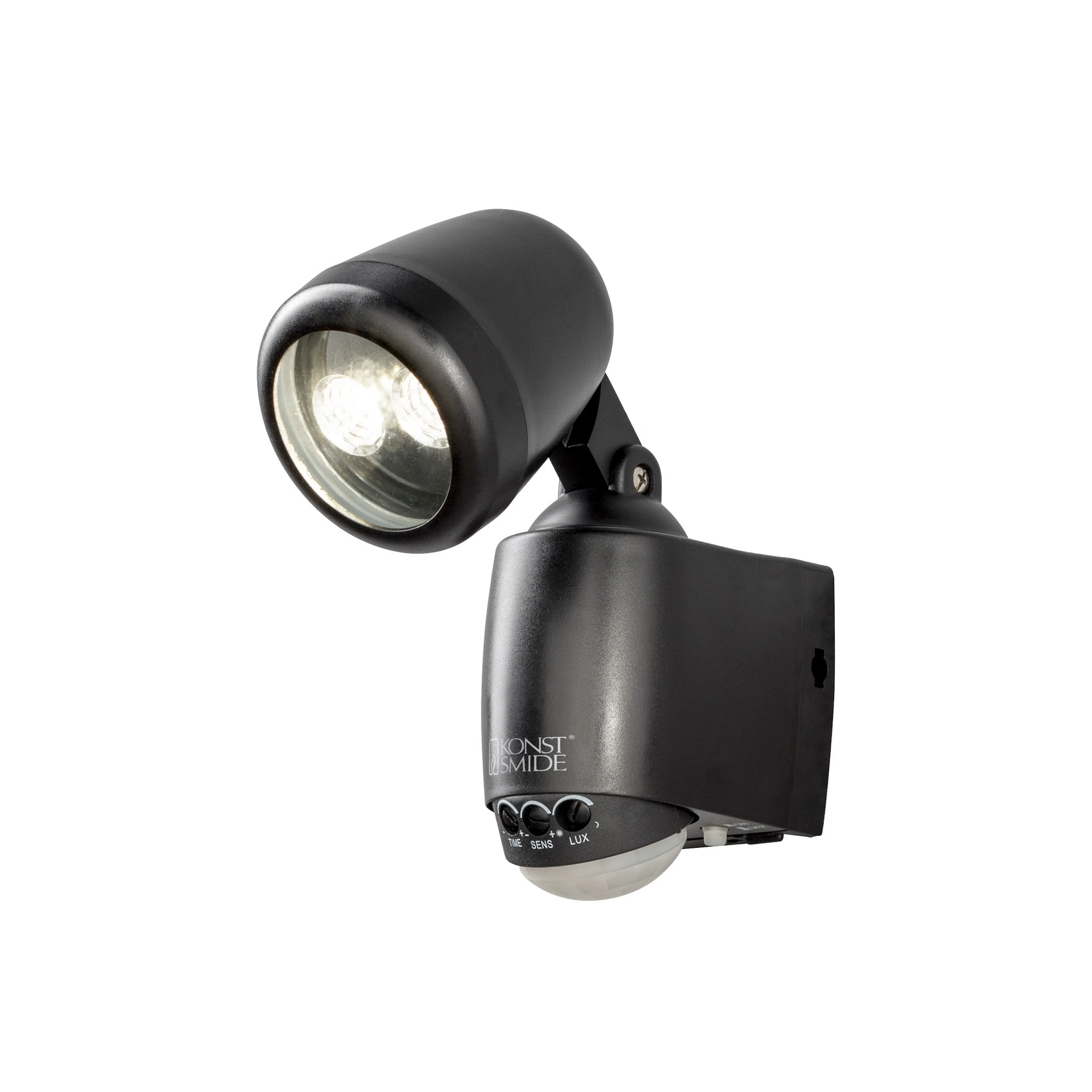 Vegglampe Gnosjö Konstsmide Prato High Power LED 1W Bevegelsessensor Batteri