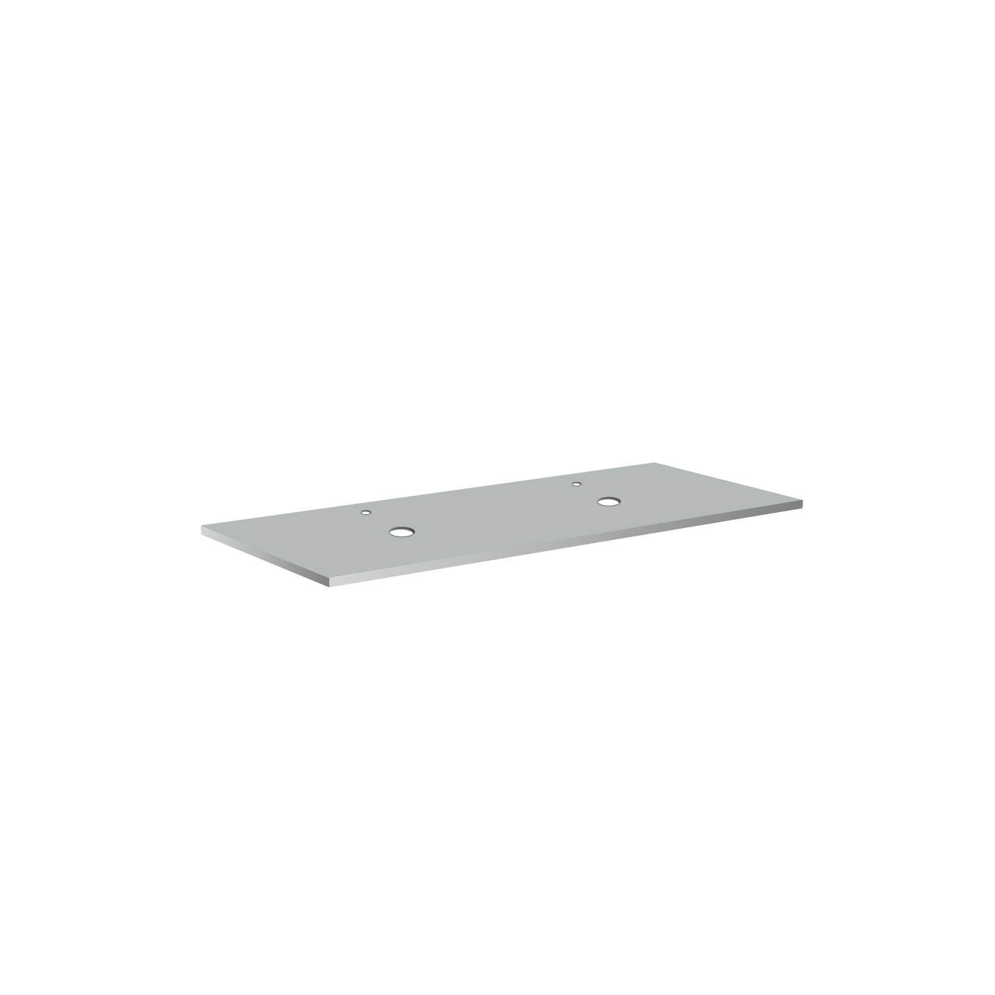 Benkeplate Hafa Sentrert 2 Hull Messing Relish Suede