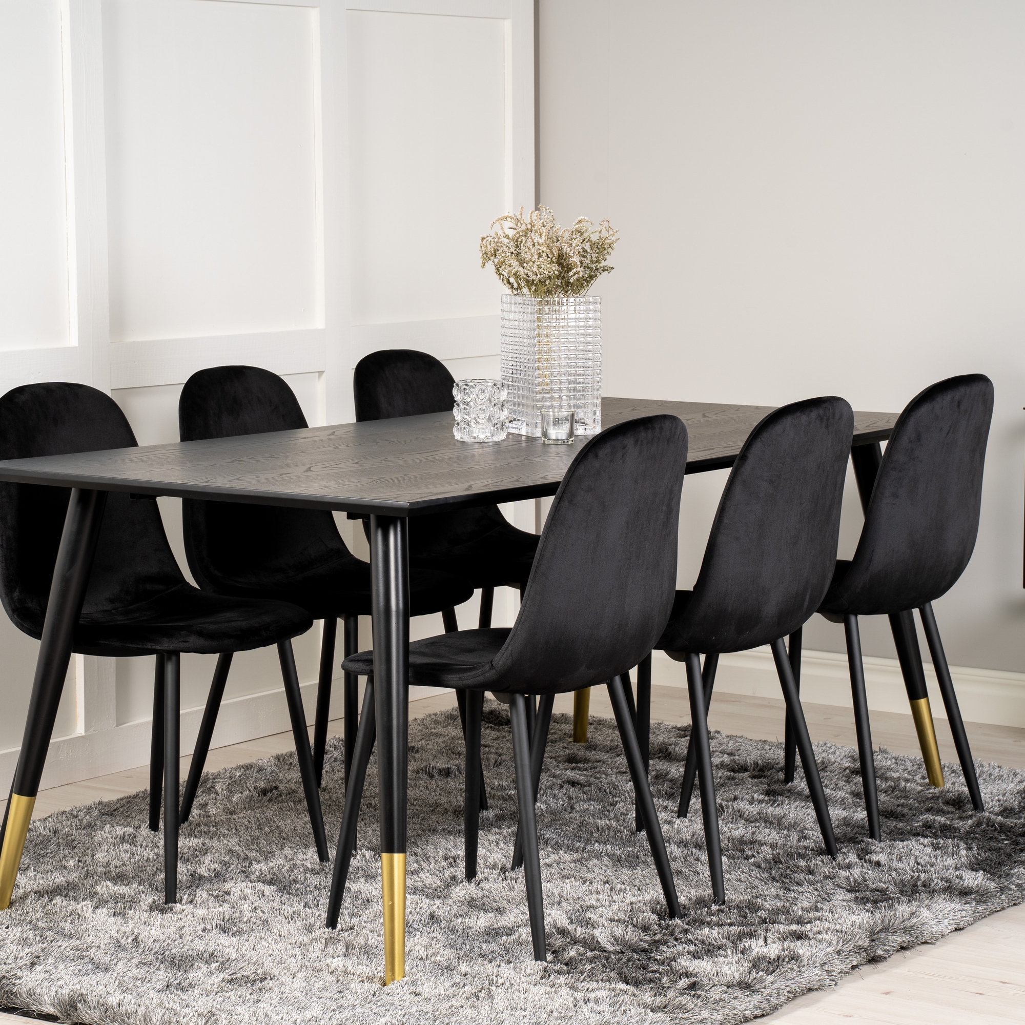 Spisegruppe Venture Home Dipp med 6 Polar Stoler