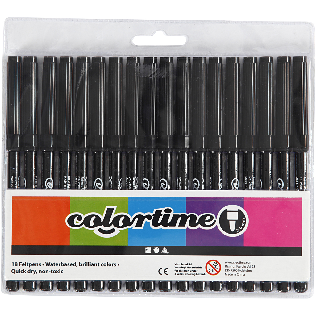 Tusjpenner Creativ Company Colortime Strek 2 mm