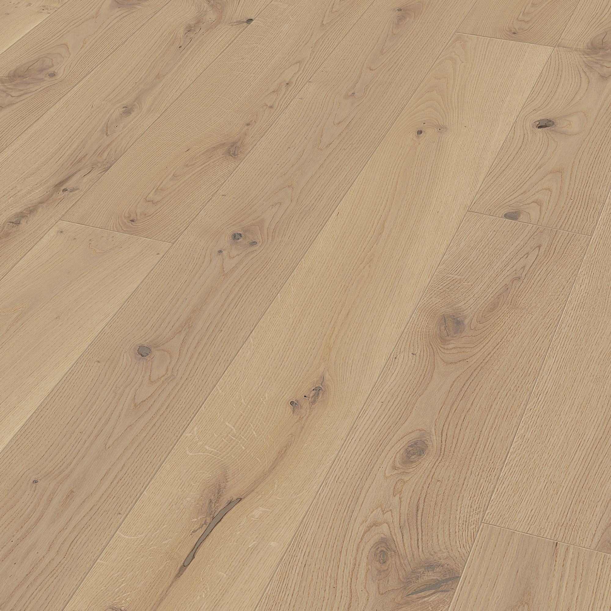 Parkettgulv Meister Authentic Cream Oak 9010 1-Stav Ultramatt Lakk PD 400