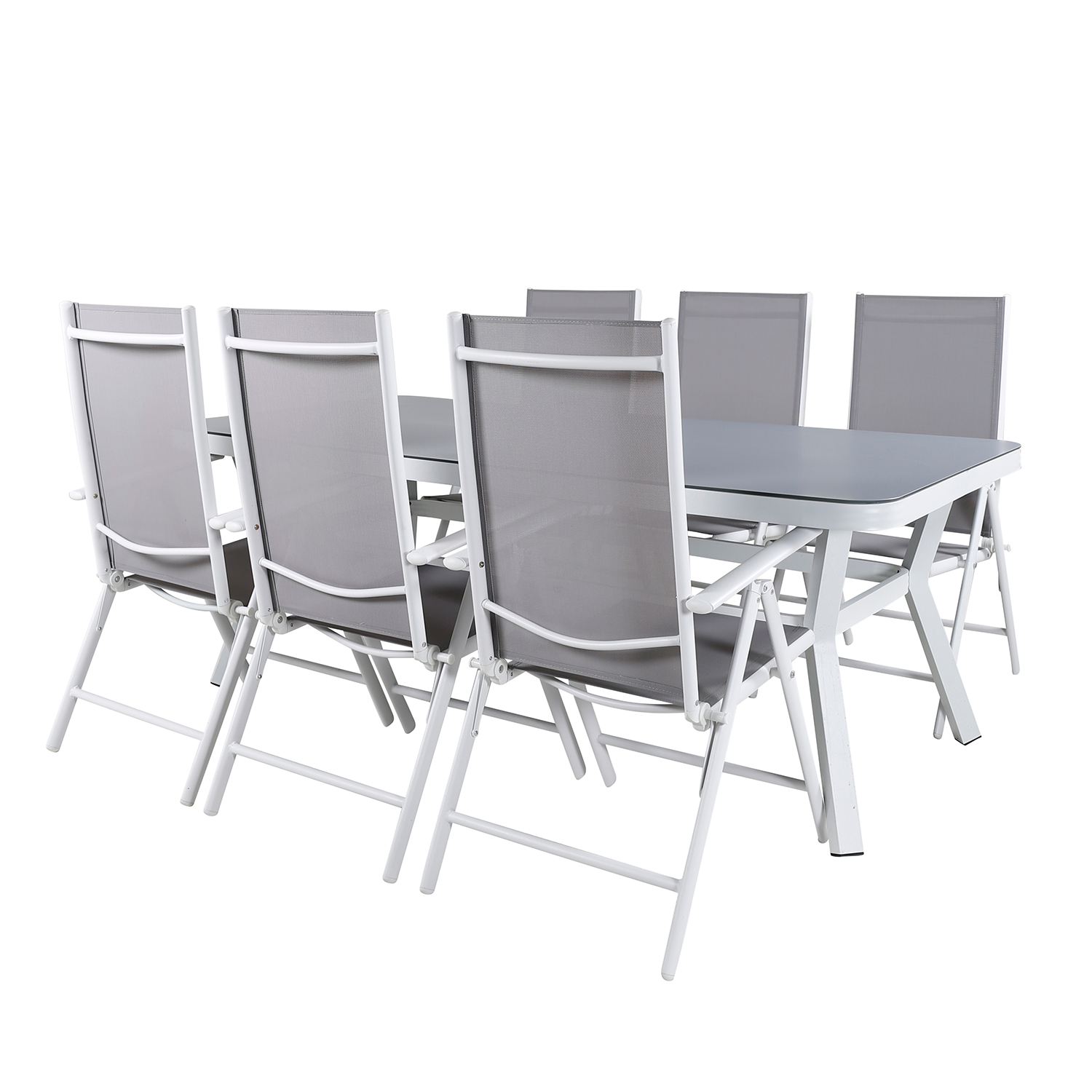 Spisegruppe Venture Home Virya 160x90 med 6 Break Spisestoler