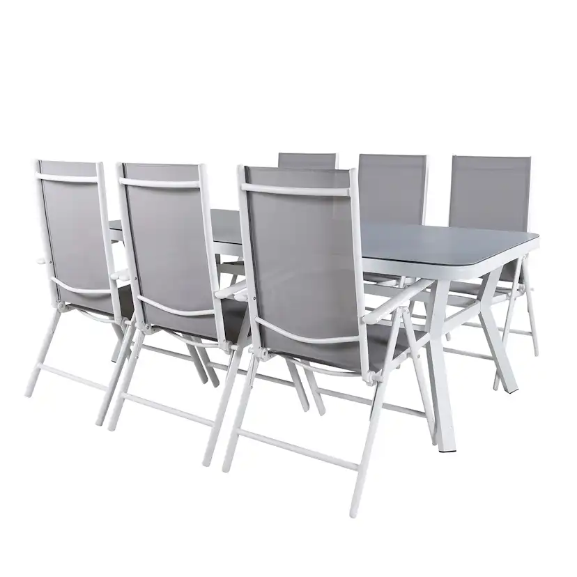 Spisegruppe Venture Home Virya 160x90 med 6 Break Spisestoler