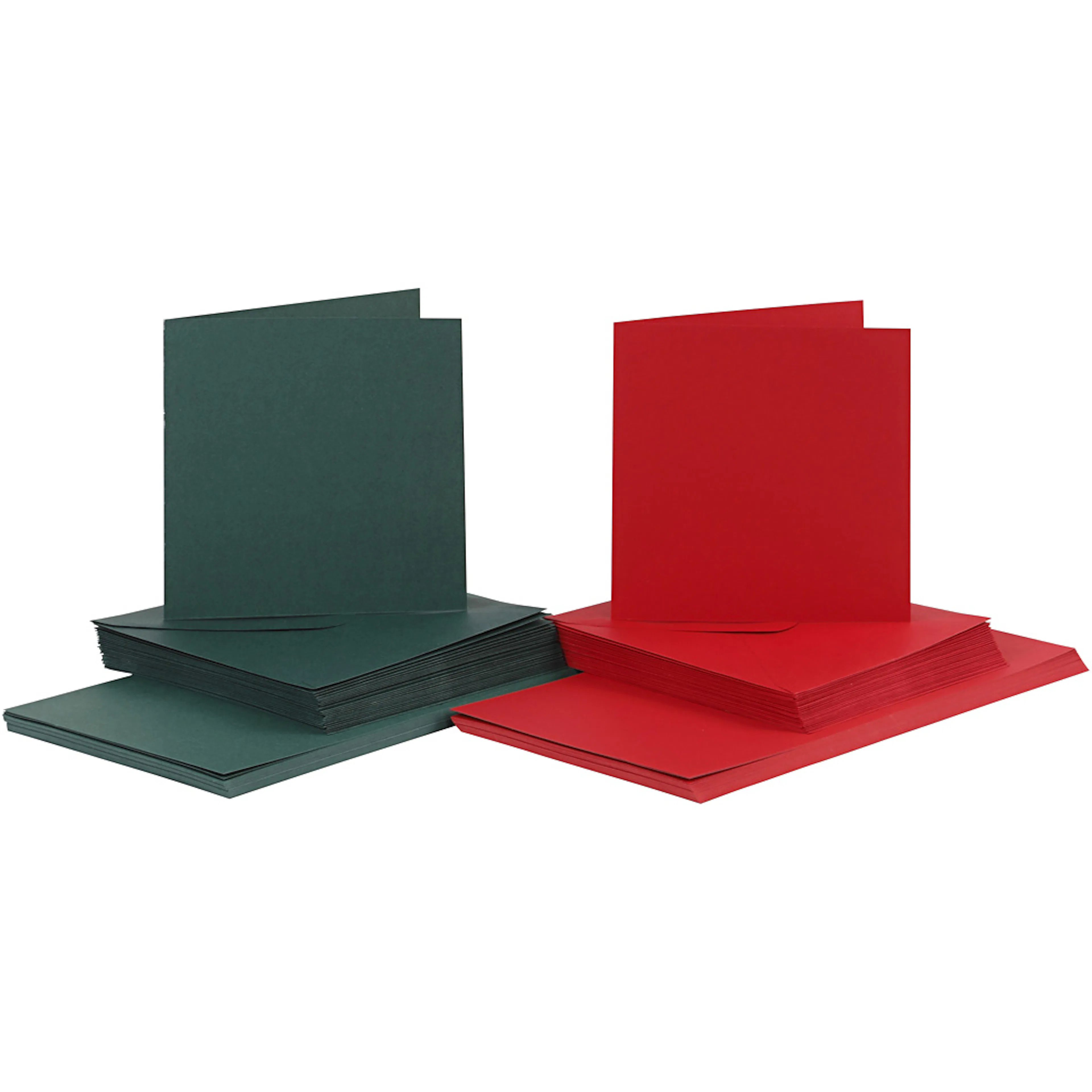 Kort Creativ Company og Konvolutt Kortstr 15x15 cm Konvstr 16x16 cm 50 sett/1 Pk