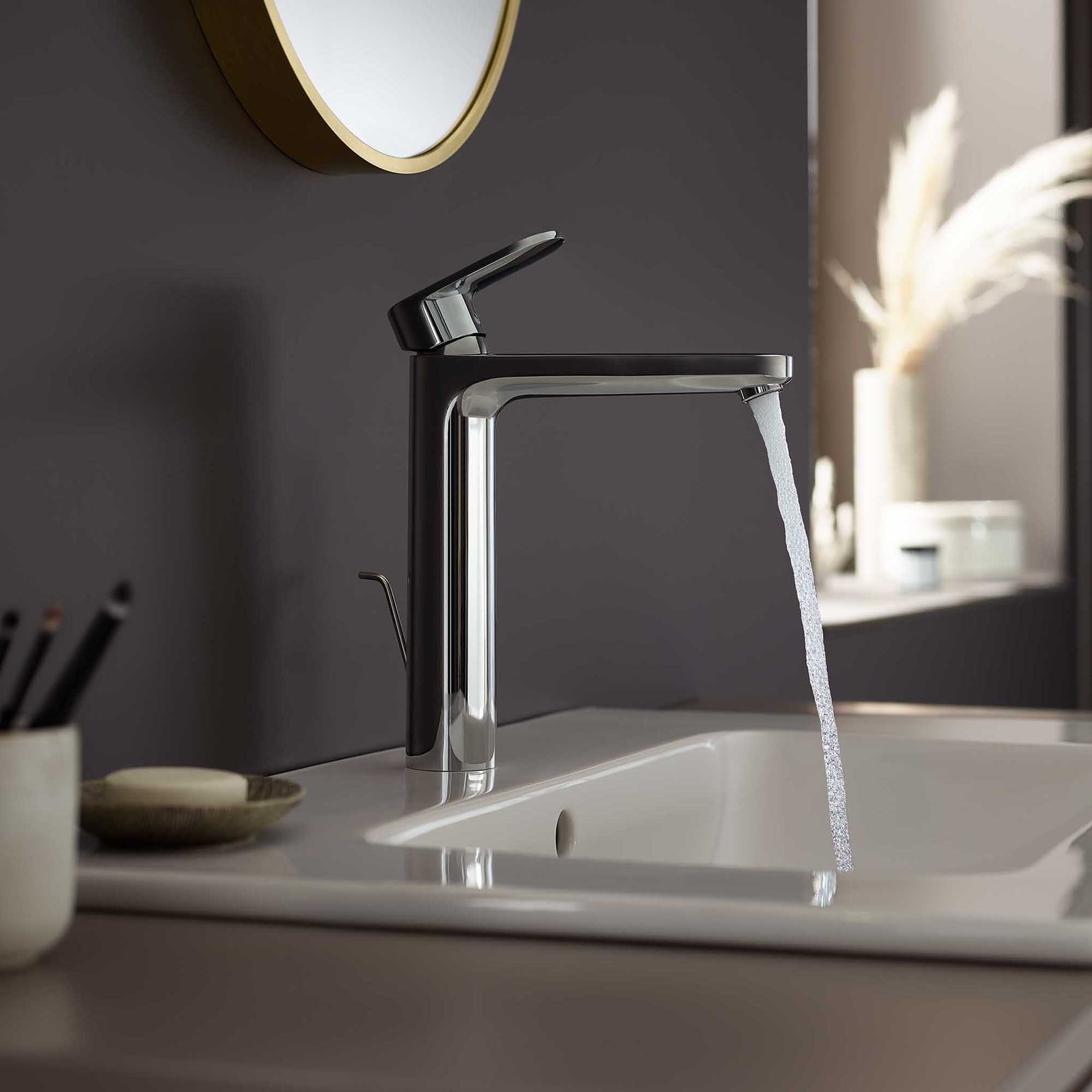 Servantbatteri Hansgrohe Vernis Blend 190 med Løfteventil