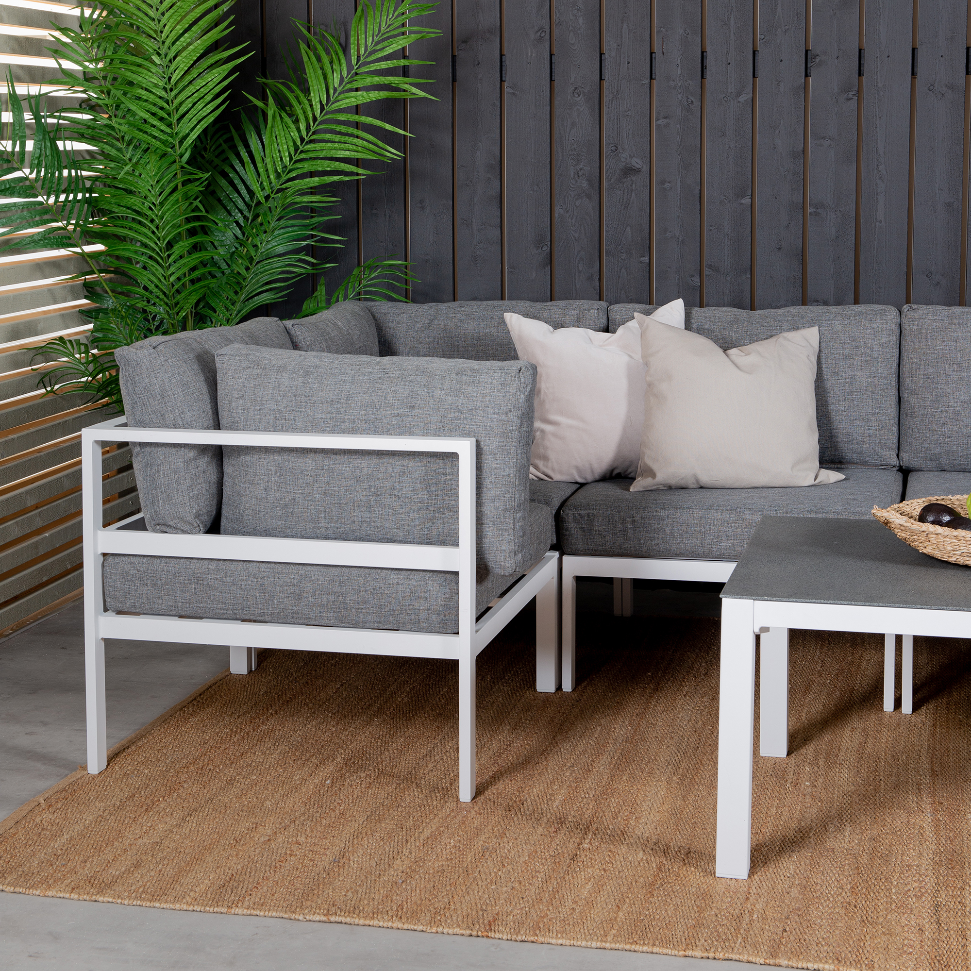 Loungegruppe Venture Home Copacabana med Belle Sofabord 2+3 Utendørs
