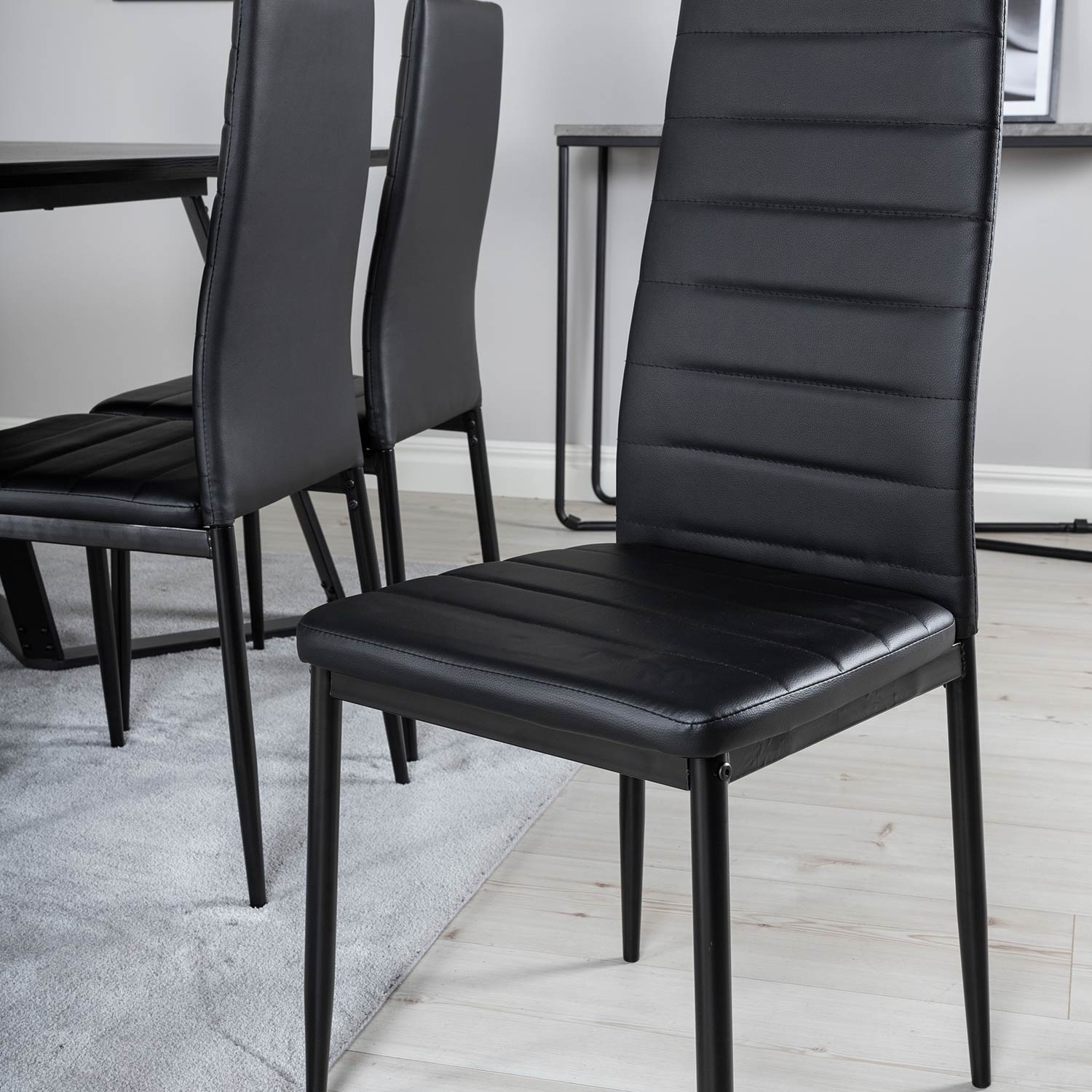 Spisegruppe Venture Home Madde med 6 Sly Stoler