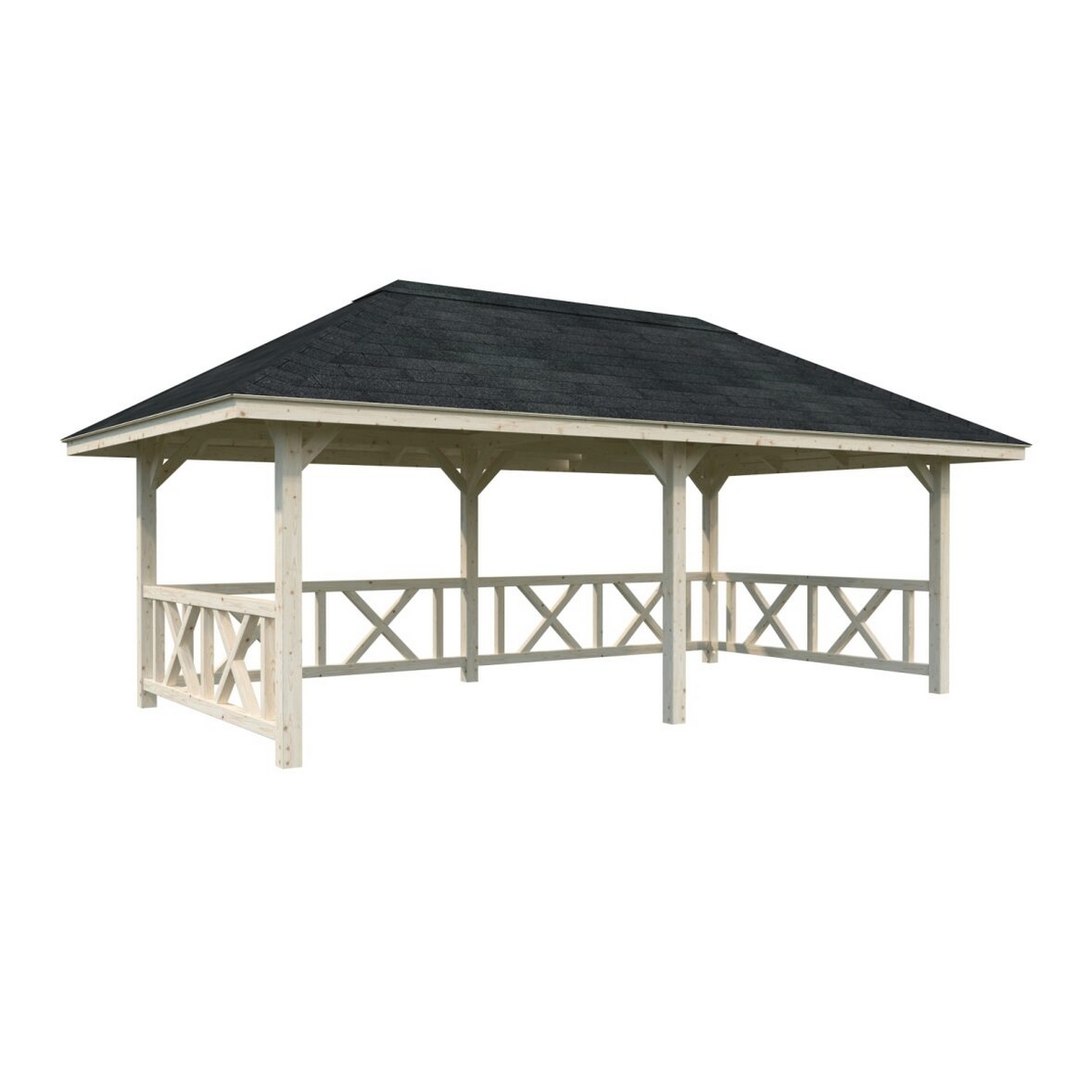 Paviljong Palmako Bianca 16,6 m2 Sett 107