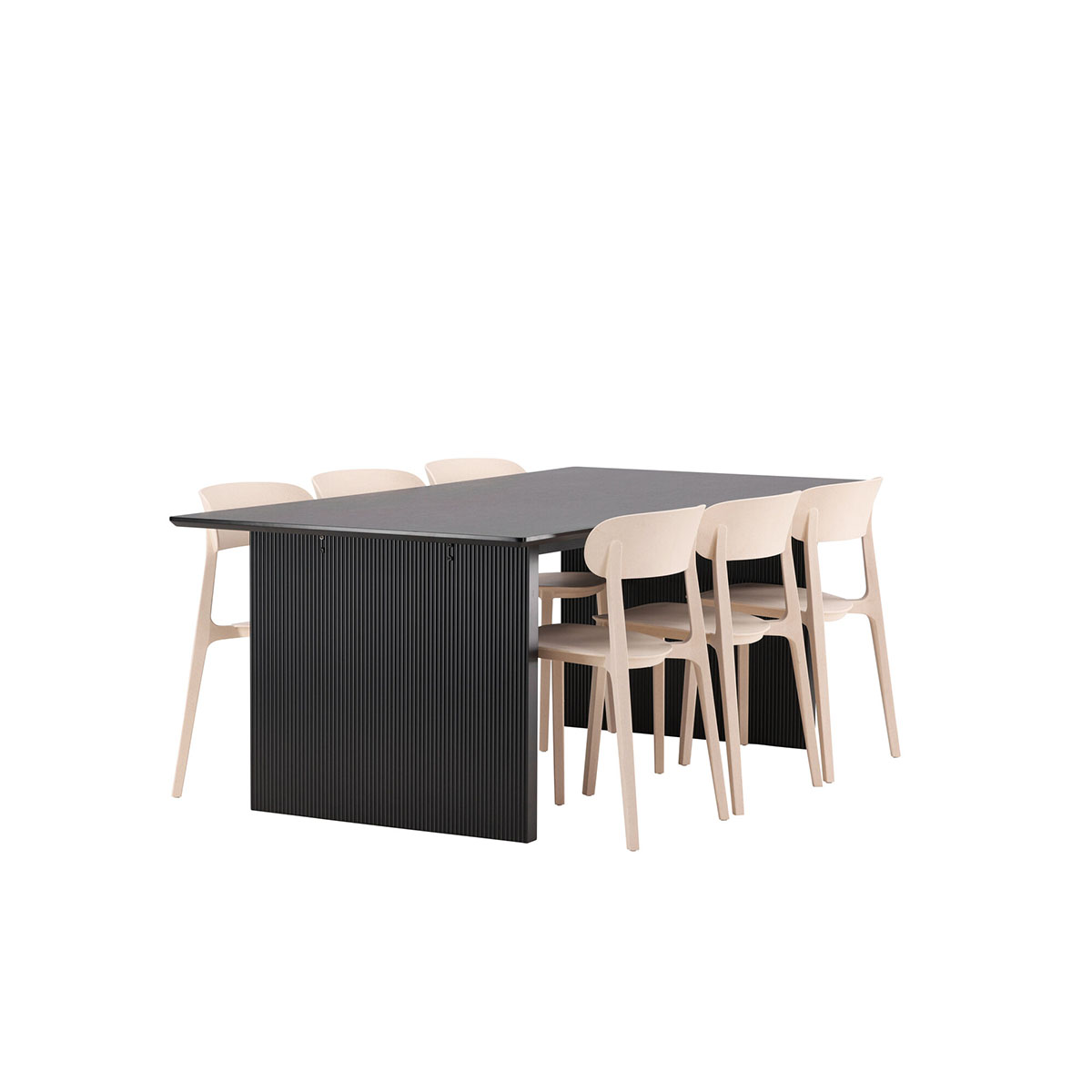 Spisegruppe Venture Home Vail med 6 stk Åstol