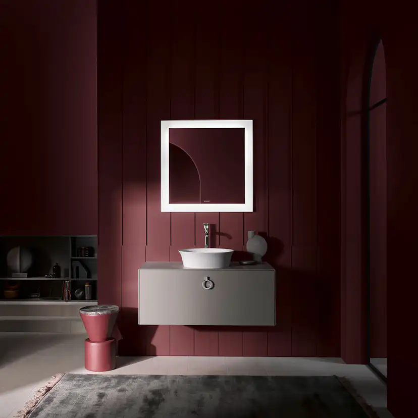 Servant Duravit White Tulip til Benkeplate Hvit Høyblank 430 mm