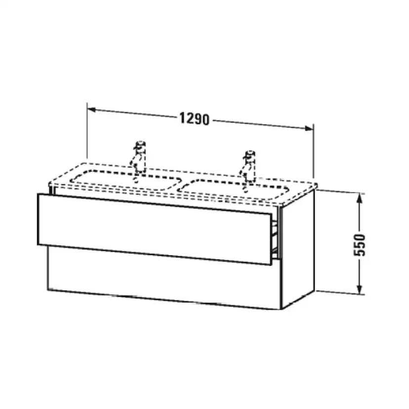 Tvättställsskåp Duravit L-Cube