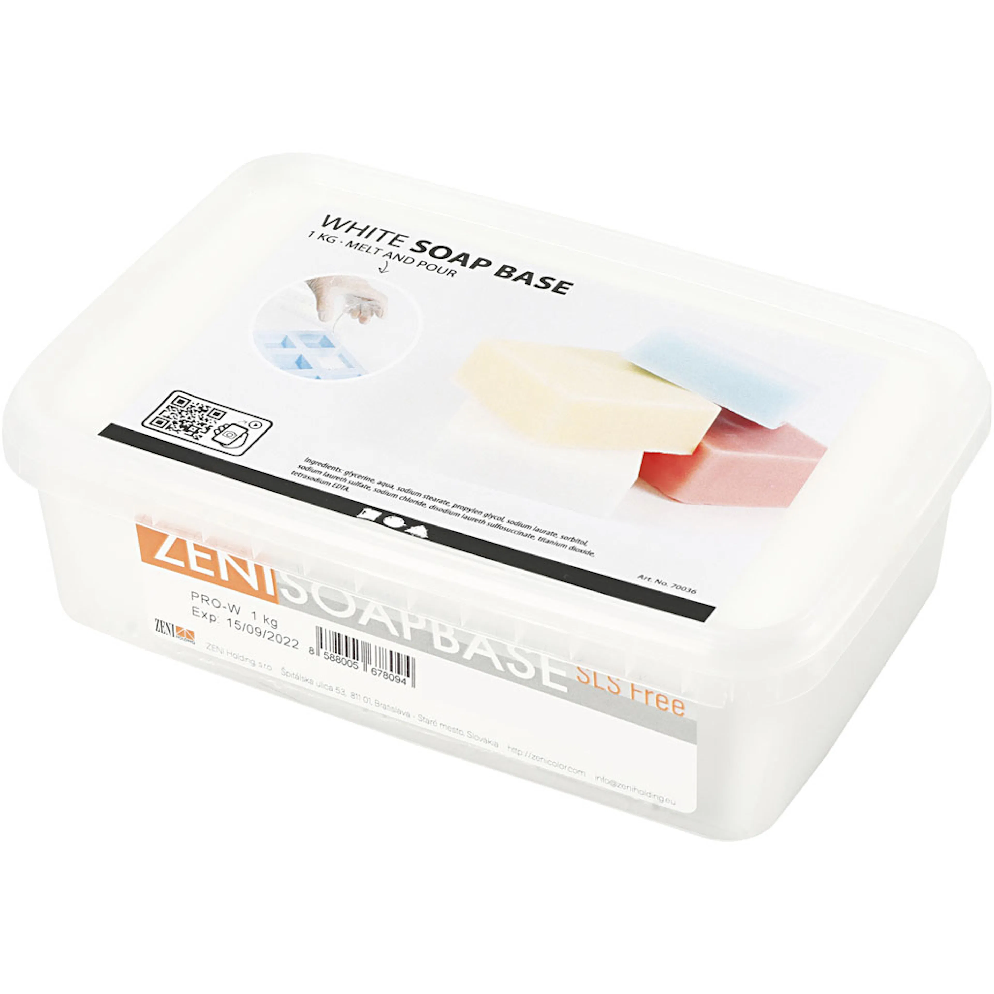 Såpemasse Creativ Company Hvit 1 kg
