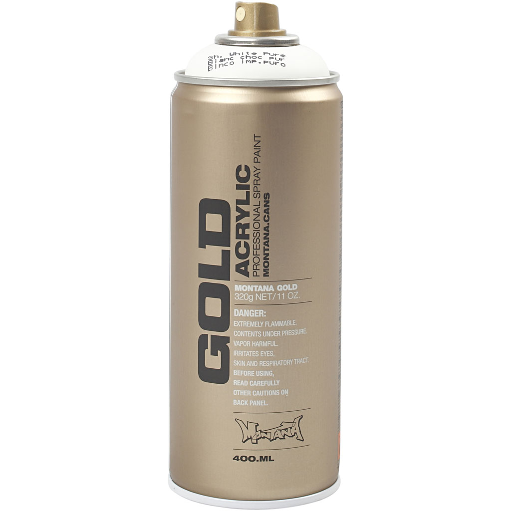 Sprayfärg, vit, 400 ml/ 1 burk Hvit