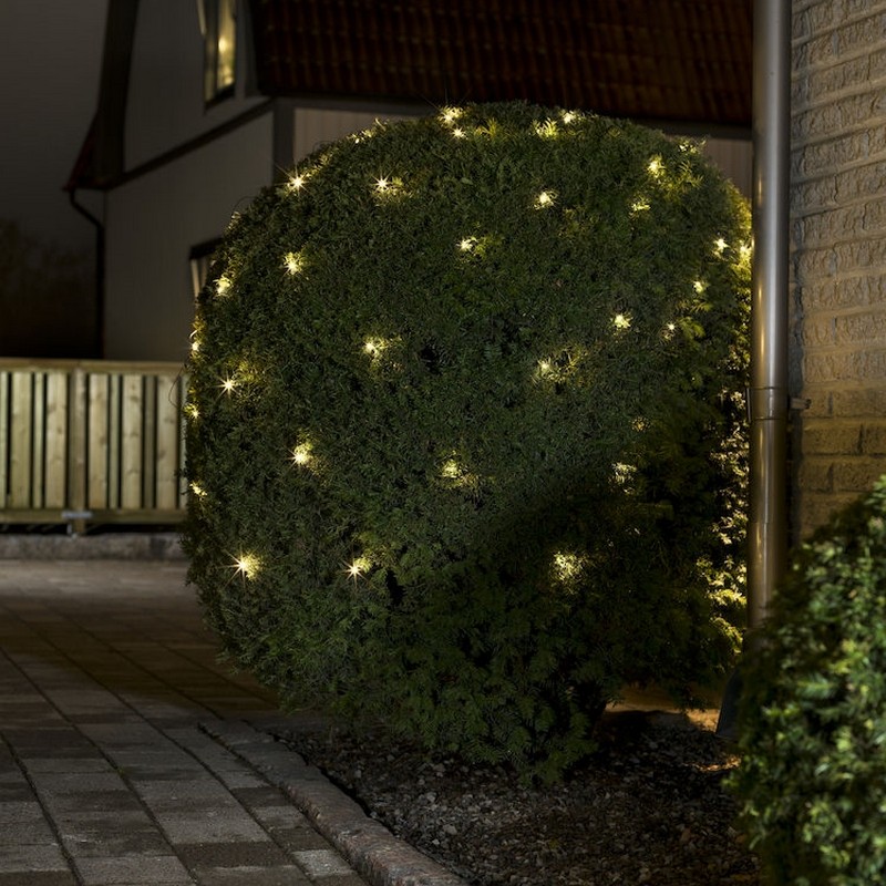 Lyslenke Gnosjö Konstsmide Nett 40 Varmhvit LED 80x80 cm Frostet