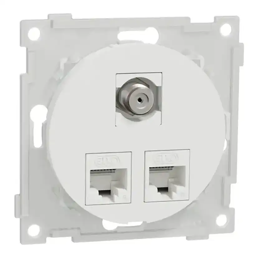 Vegguttak Elko One Modularuttak Innfelt RJ45 Cat.6 UTP