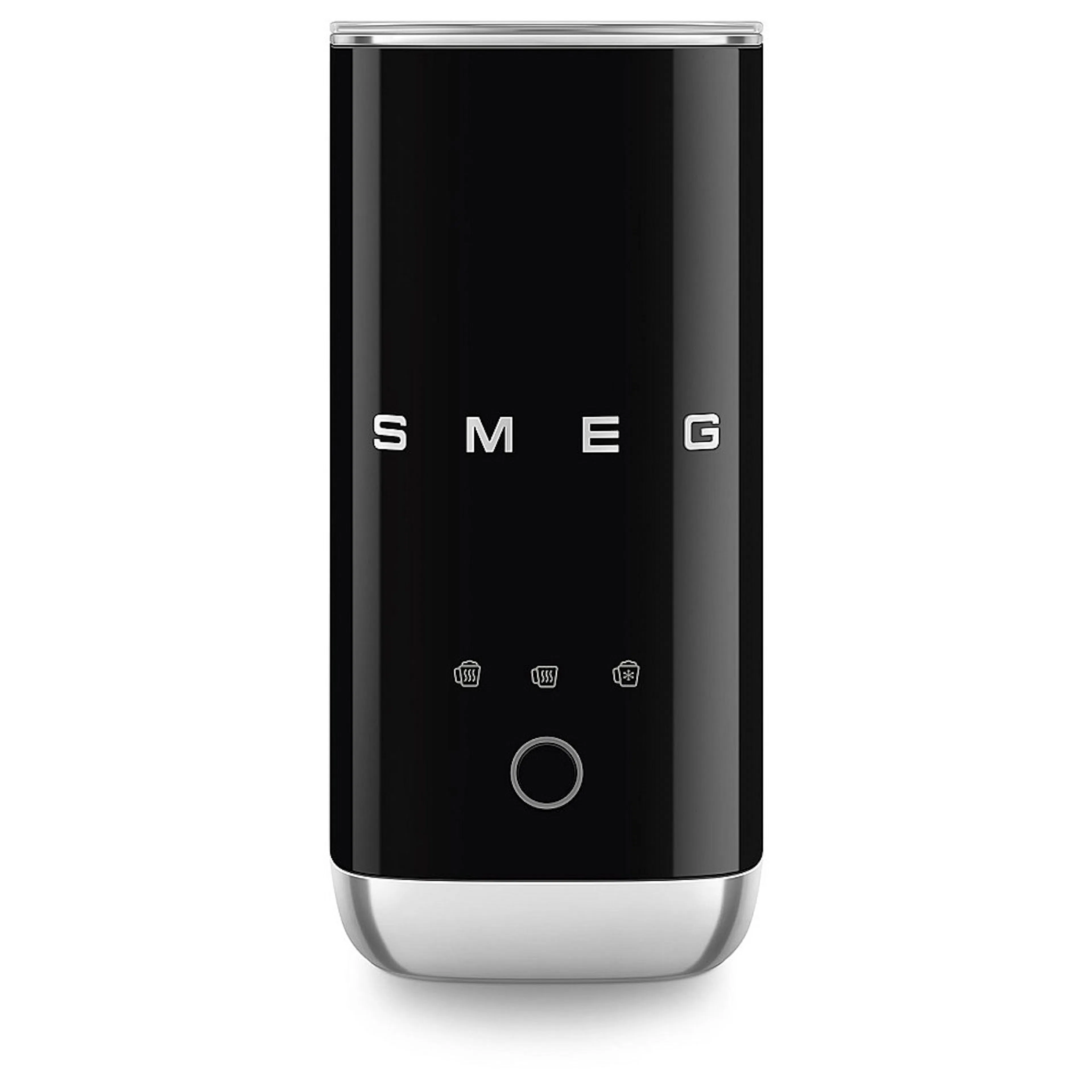 Mini Melkeskummer Smeg MFF02BLEU Høyglans Sort