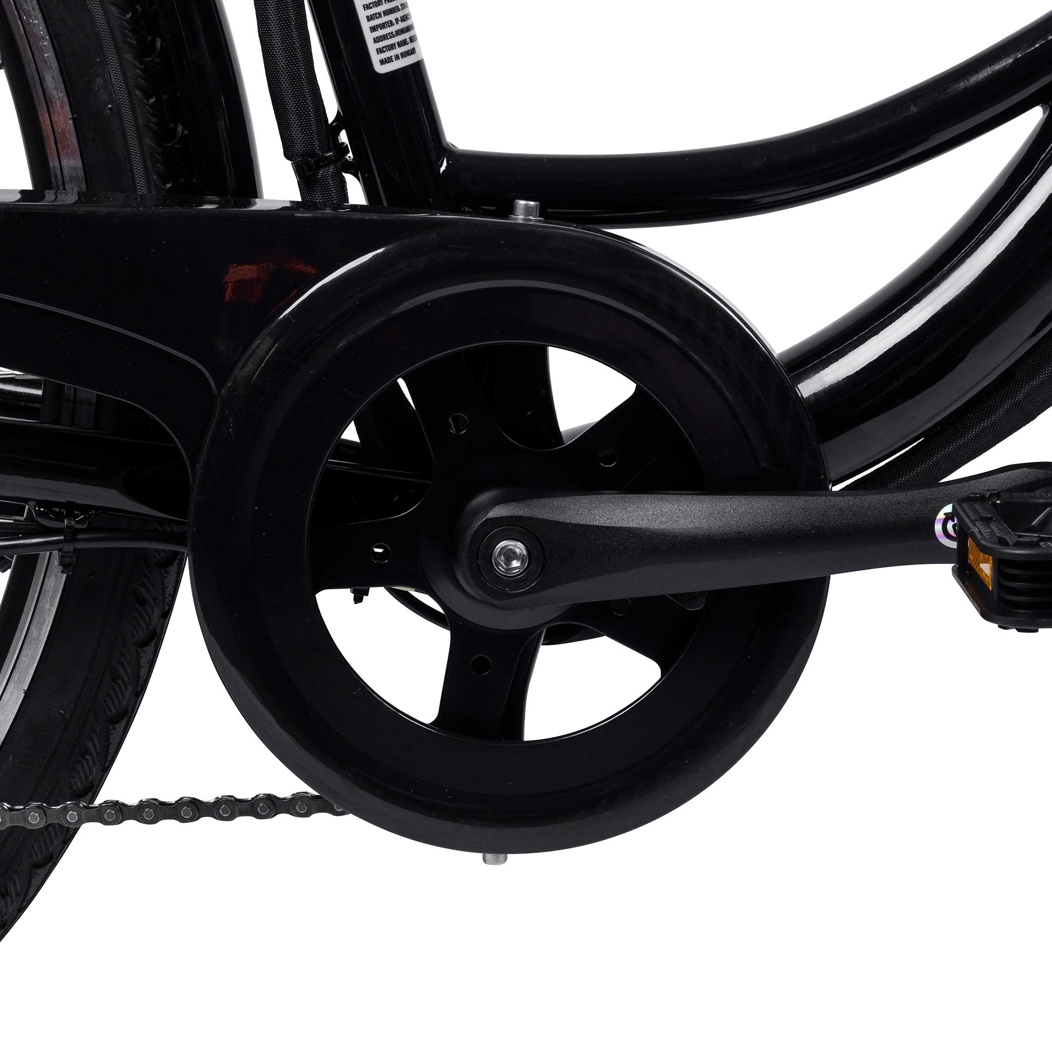 El-sykkel Swoop Classic, dame 28" Sort