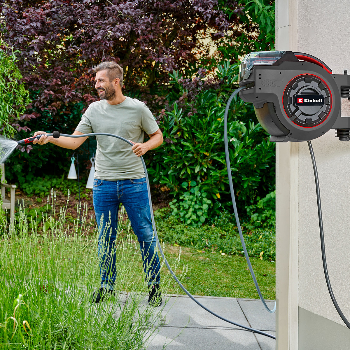 Vannslangerulle Einhell GE-HR 18/30-1 Li Uten Batteri og Lader
