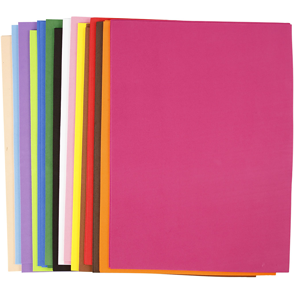 EVA-skum Creativ Company A3 297x420 mm 30 Ass Ark/1 Pk