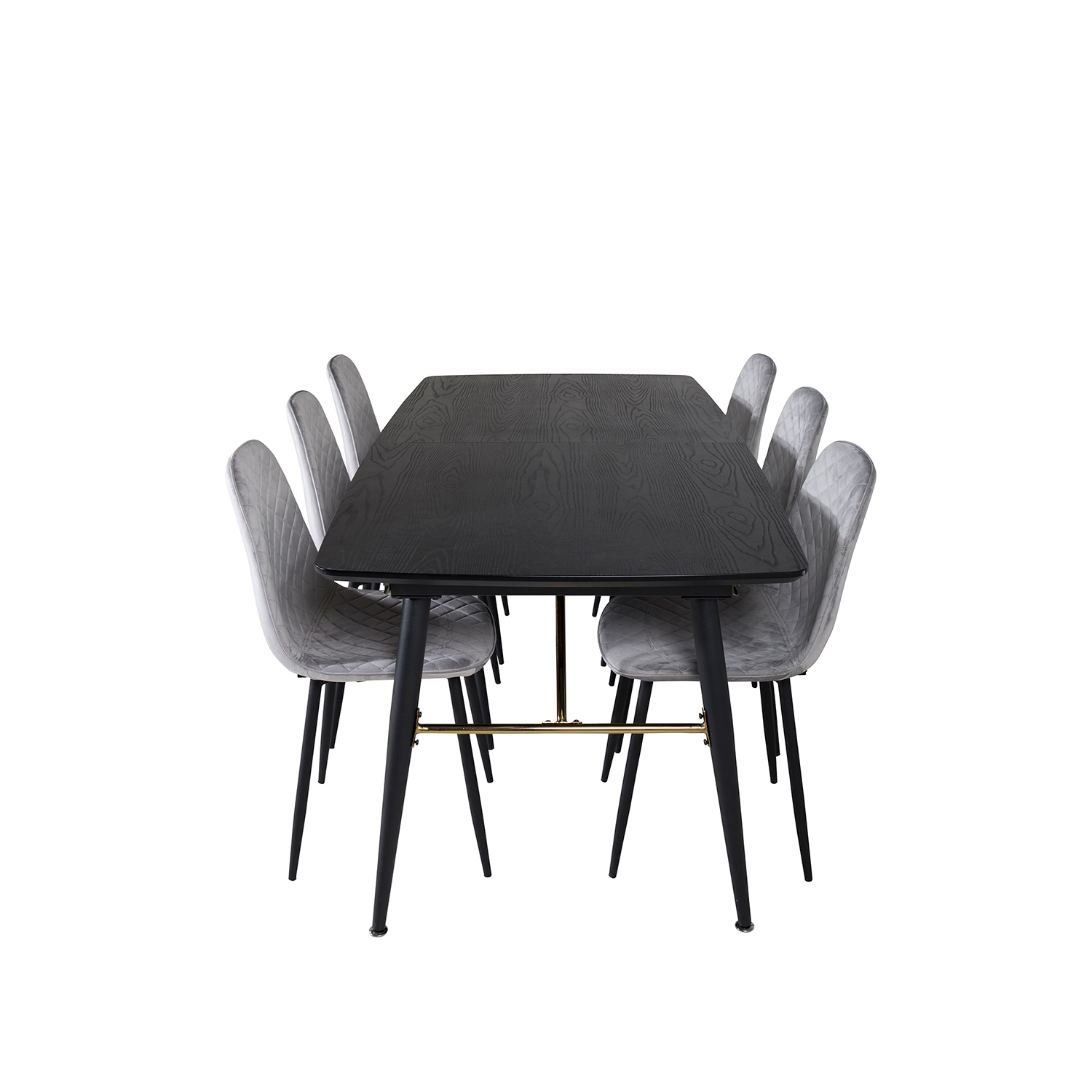 Spisegruppe Venture Home Gold med 6 Polar Stoler