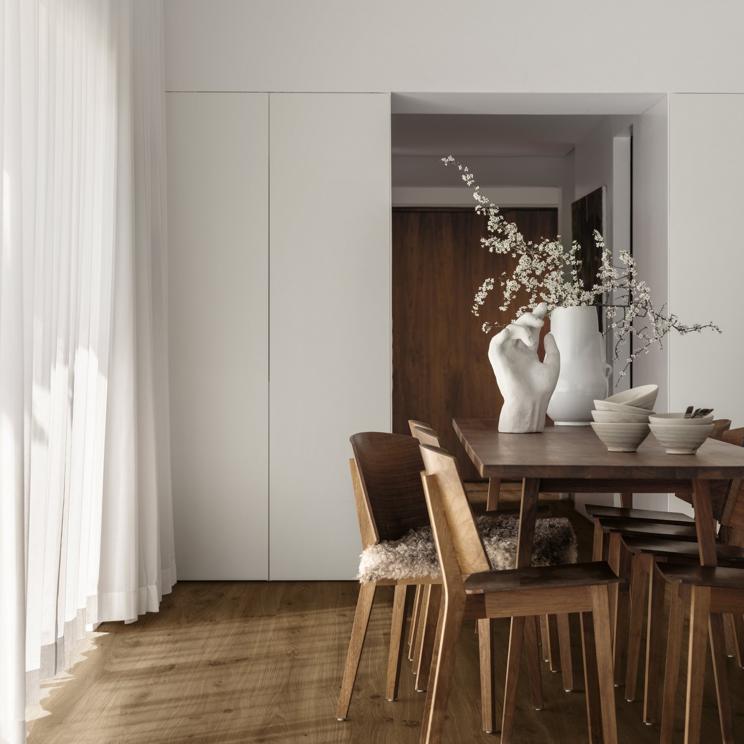 LAMINATG L0361 MAROON OAK Trondheim