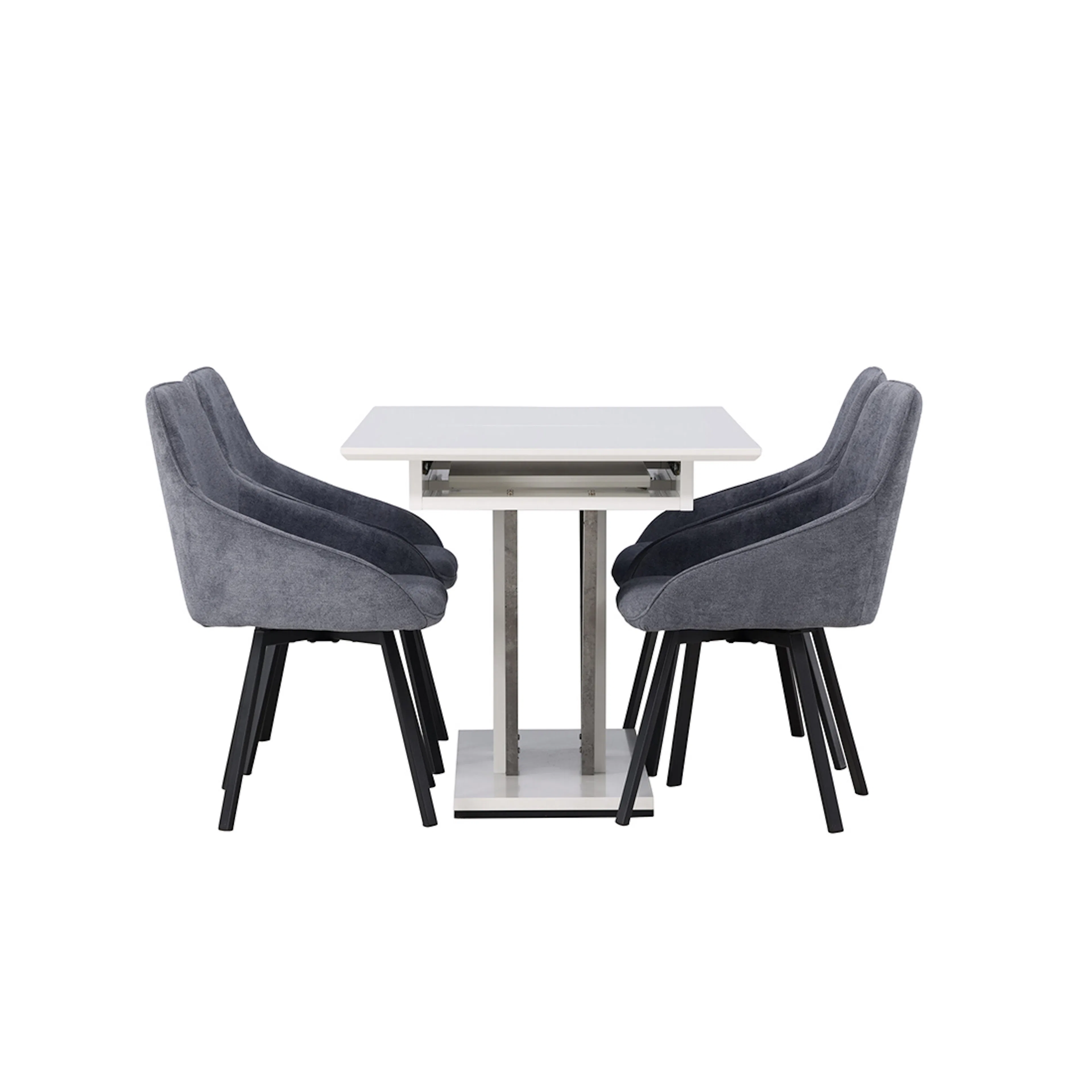 Spisegruppe Venture Home Disa med 4st Rosie Spisestoler