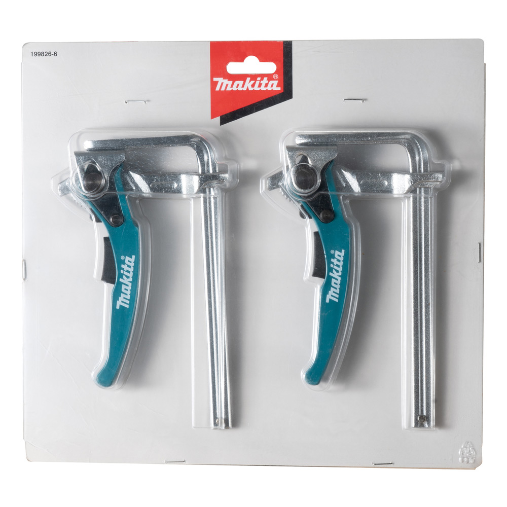 Klammer Makita 199826-6 for Styreskinne 2-pk