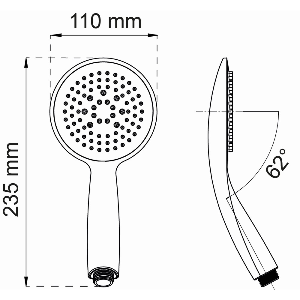 Hånddusj Habo Dahlia 1-spray