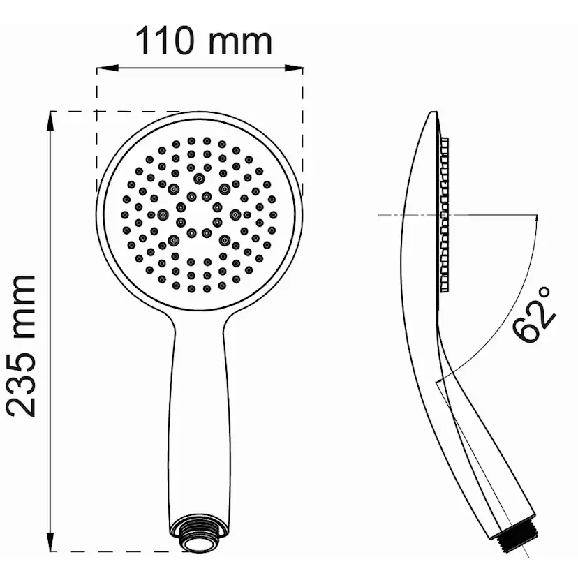 Hånddusj Habo Dahlia 1-spray
