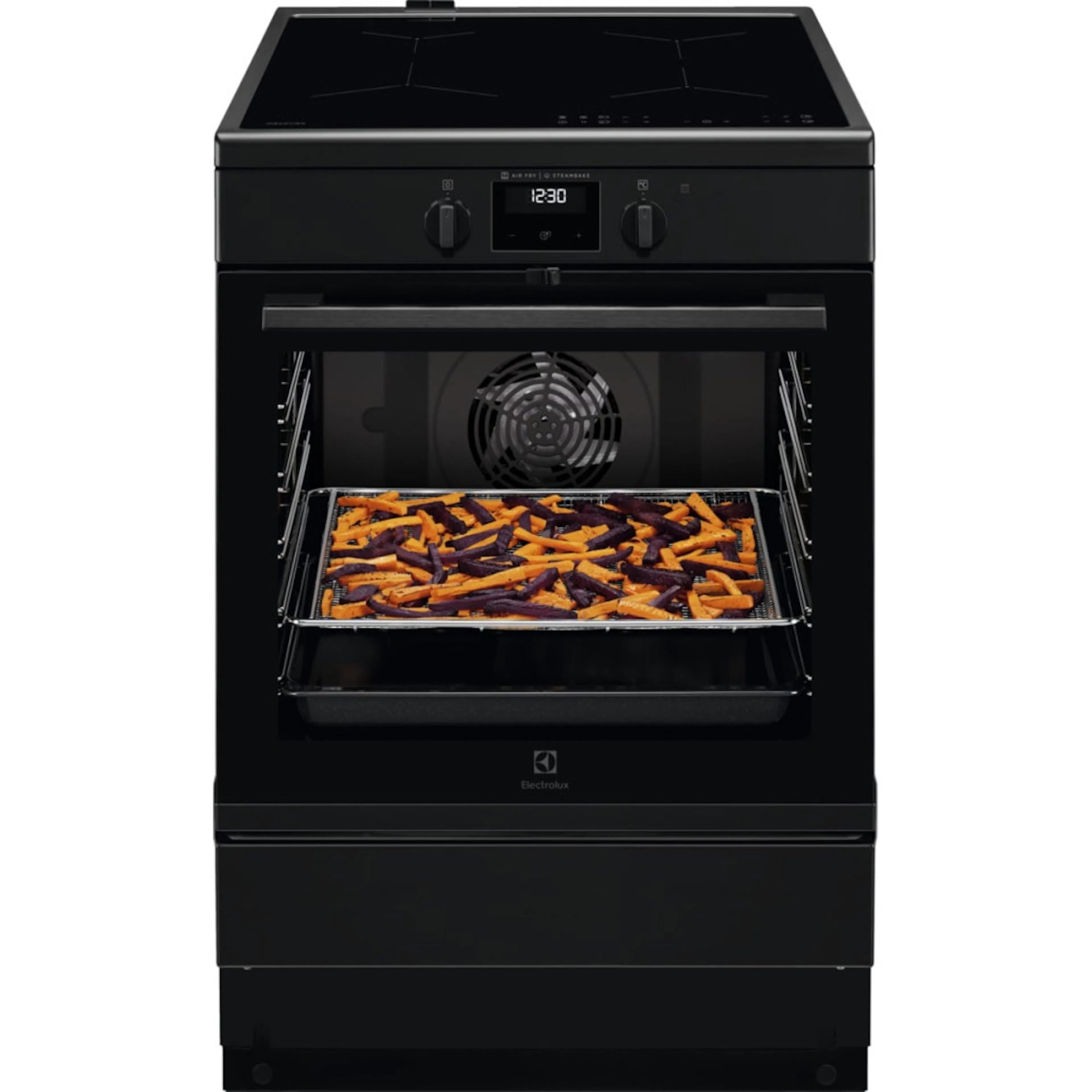 Induksjonsovn Electrolux LKI66440SK 600 SteamBake 60 Ovn med Induksjonstopp Svart