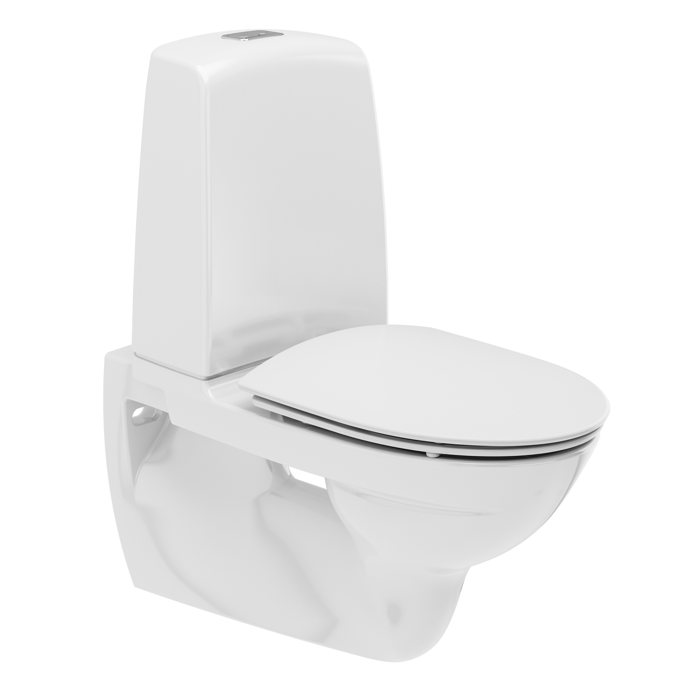 V&auml;ggh&auml;ngd Toalettstol If&ouml; Spira 6293 Rimfree