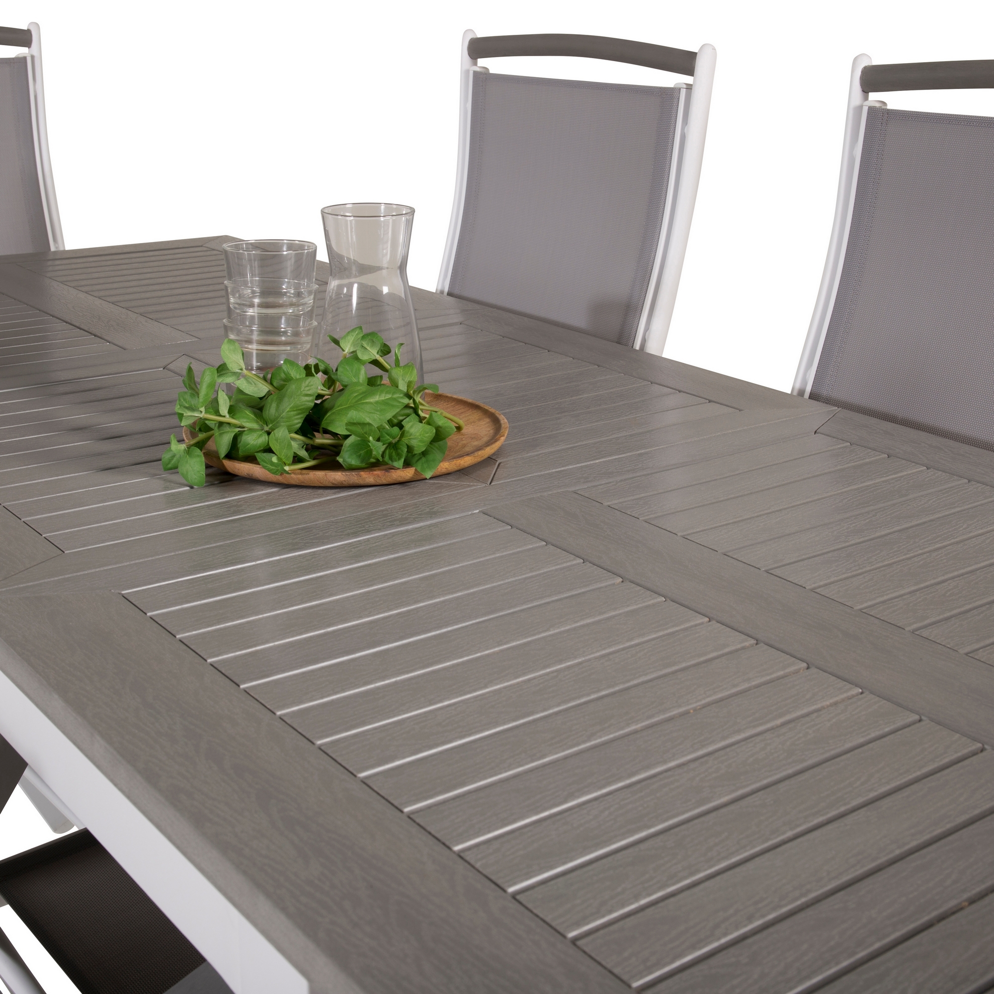 Spisegruppe Venture Home Aleyna 152/210 med 6 Stoler