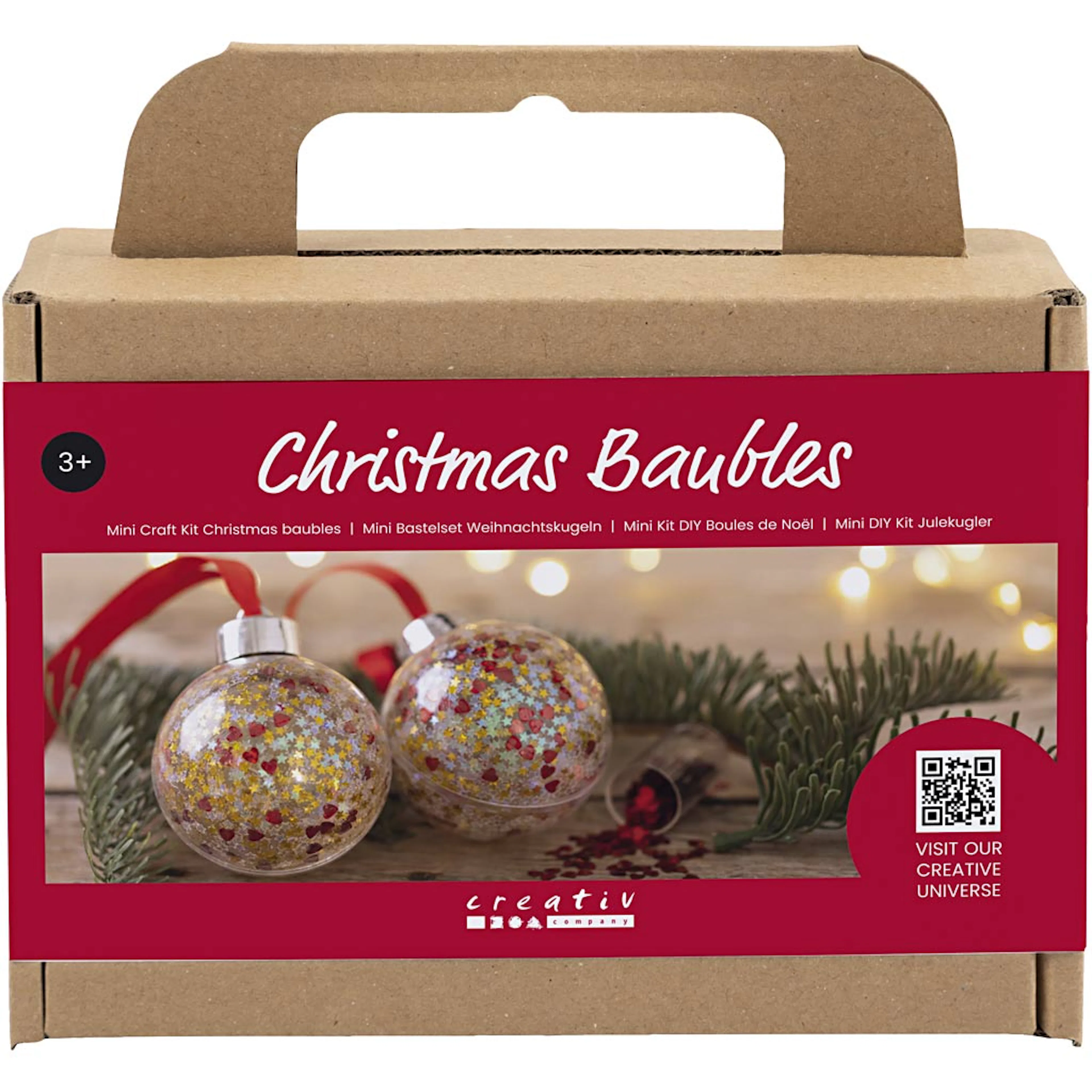 Julekuler Creativ Company Mini DIY Kit Paljetter