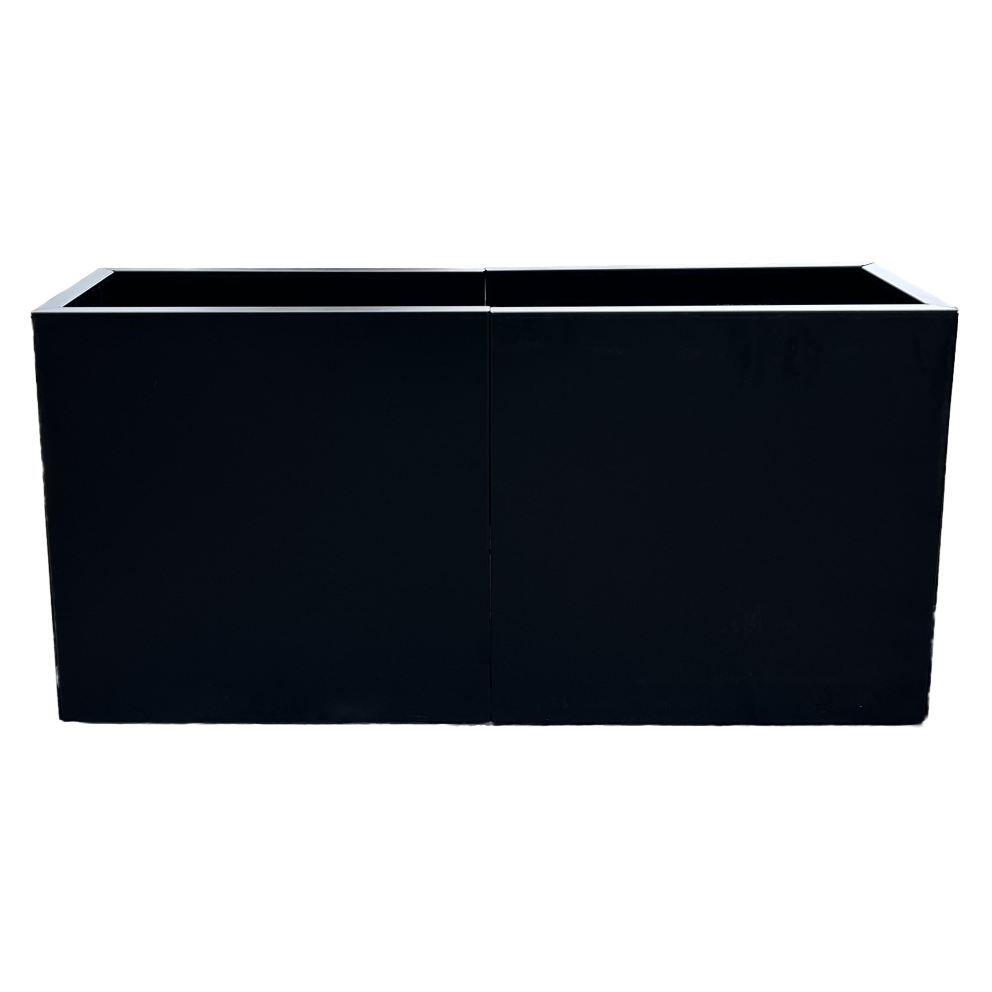 Blomsterkasse Recal Svart 114x28x55