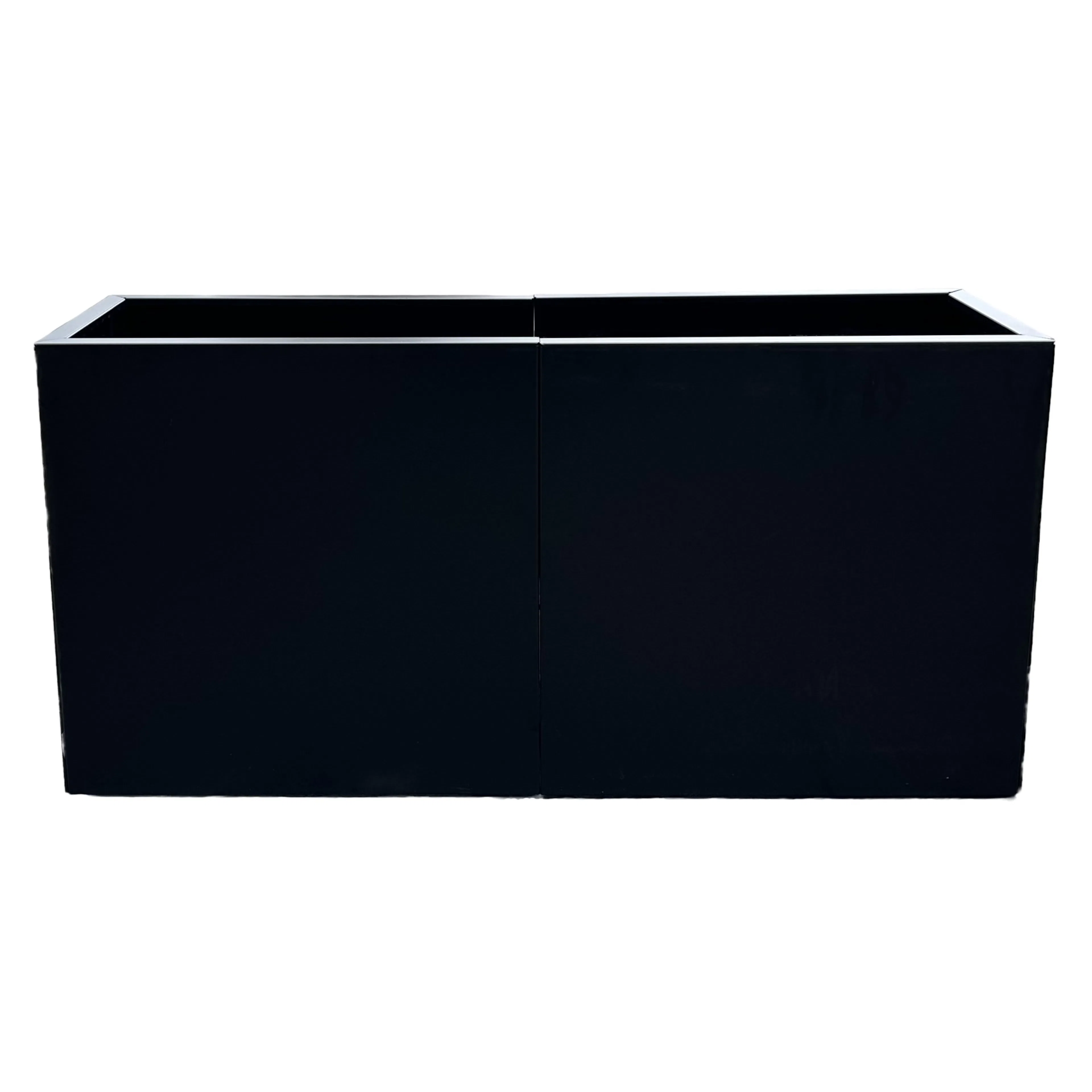 Blomsterkasse Recal Svart 114x28x55