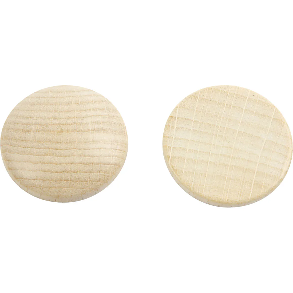 Treknapper Creativ Company Dia 30 mm Tykkelse 5 mm 15 St/1 Pk