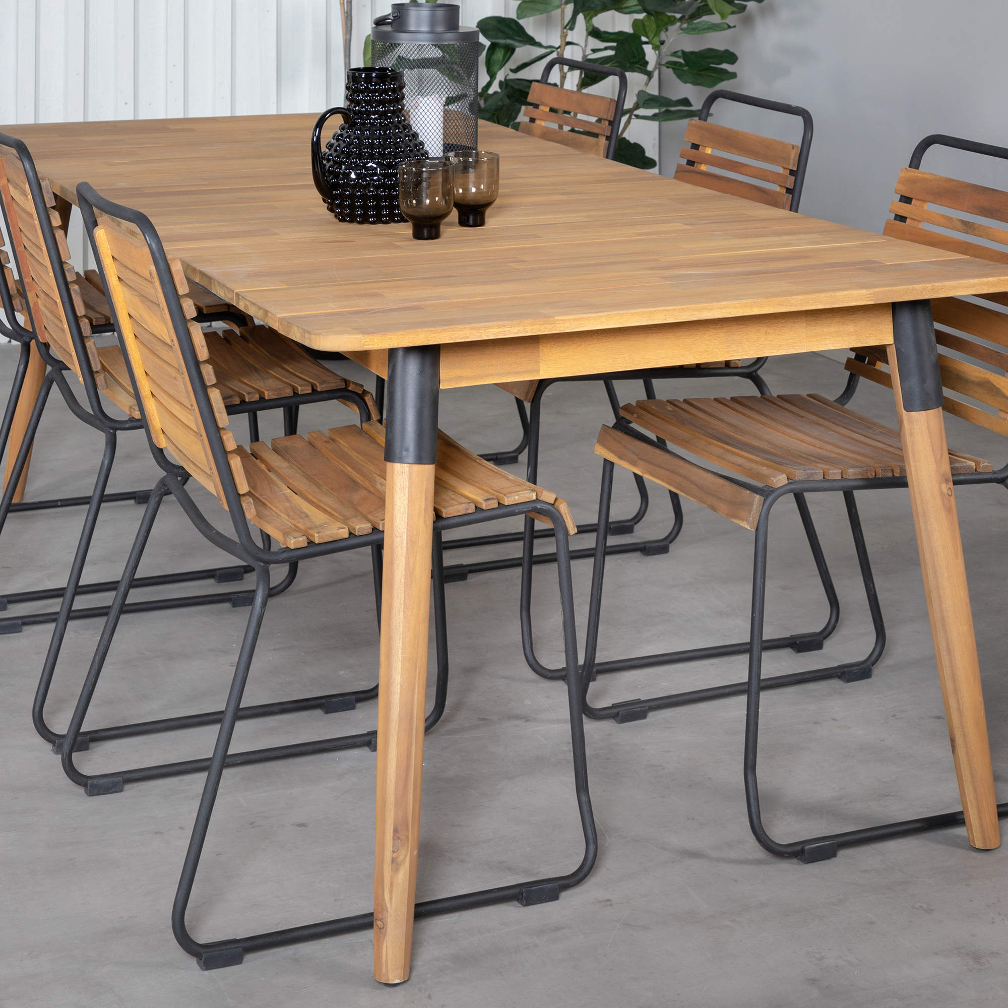 Spisegruppe Venture Home Julle med 6 Boy Spisestoler