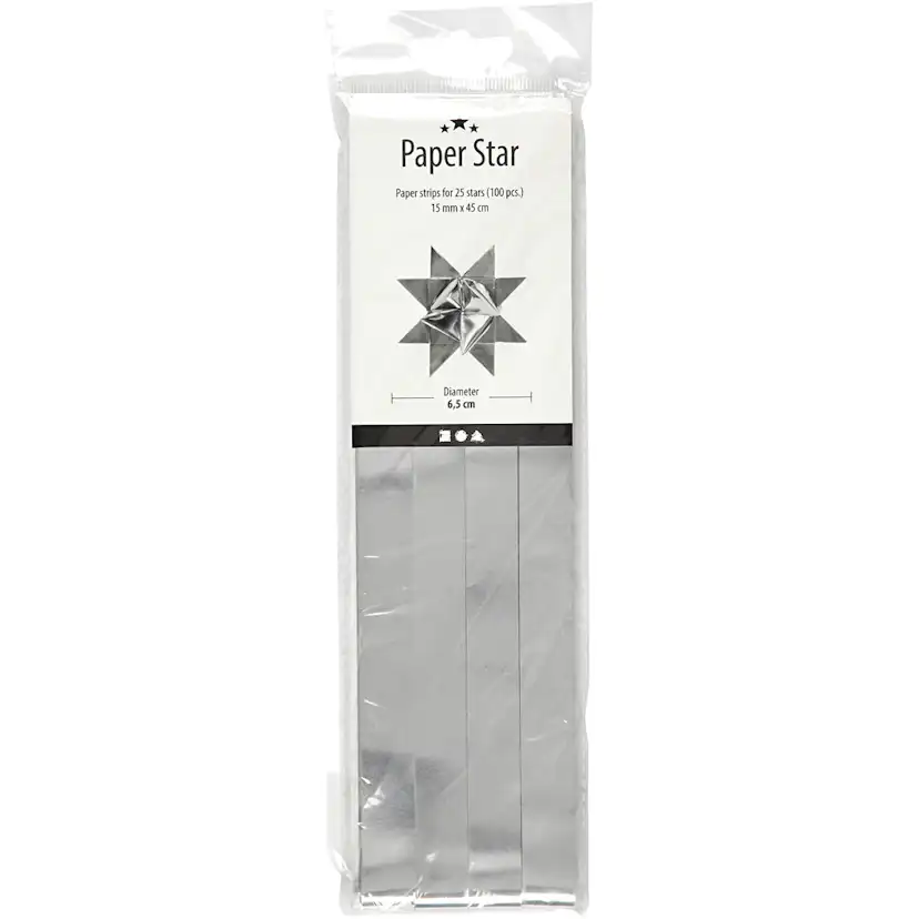 Stjernestrimler Creativ Company LxBxH 45x6,5x1,5 cm 100 Bånd/1 Pk
